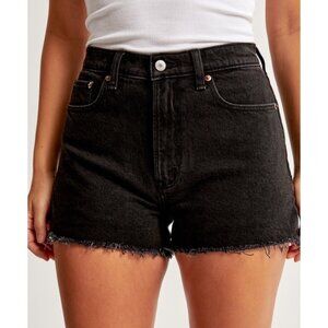 Abercrombie & Fitch Black Jean Shorts